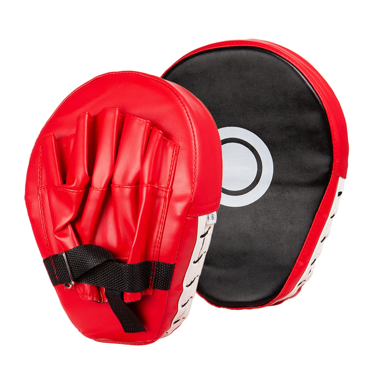 1 Pair Kick Boxing Gloves Pad Punch Target Bag Men MMA Karate Muay Thai Free Fight Sanda Training PU Five-finger Hand Target