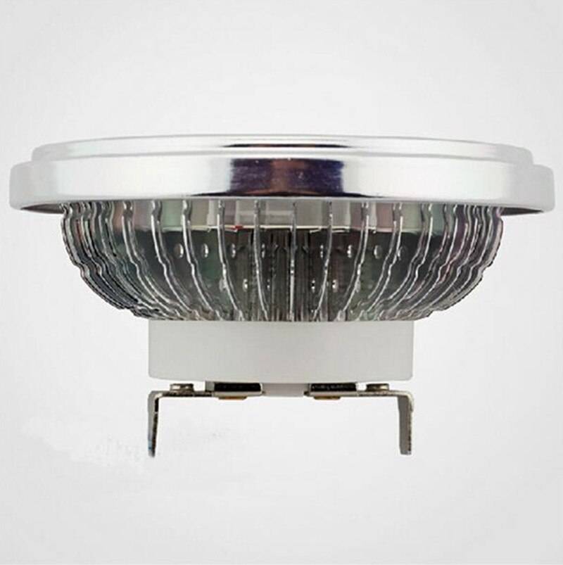 Bombilla LED AR111 regulable, 10W, G53, alta potencia, QR111 ES111, lámpara LED AC110V AC220V AC230V DC12V AR111, lámparas de foco LED, 10W COB G53