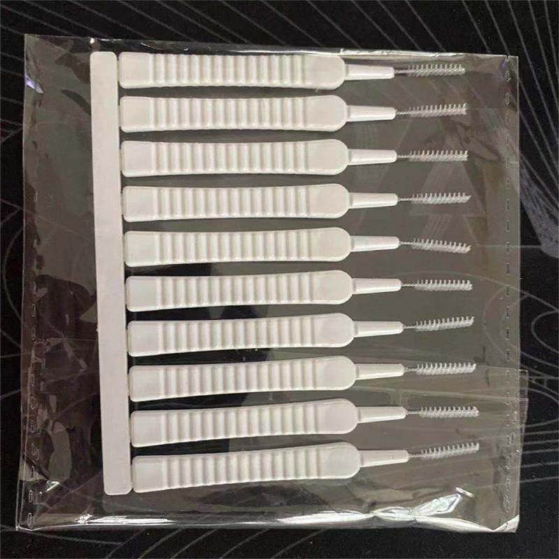 10pcs /set Shower Head Small Brush Bottle Teapot Nozzle Kettle Spout Brush Set For Household Cleaning Supplies Accessories: 10pcs opp bag