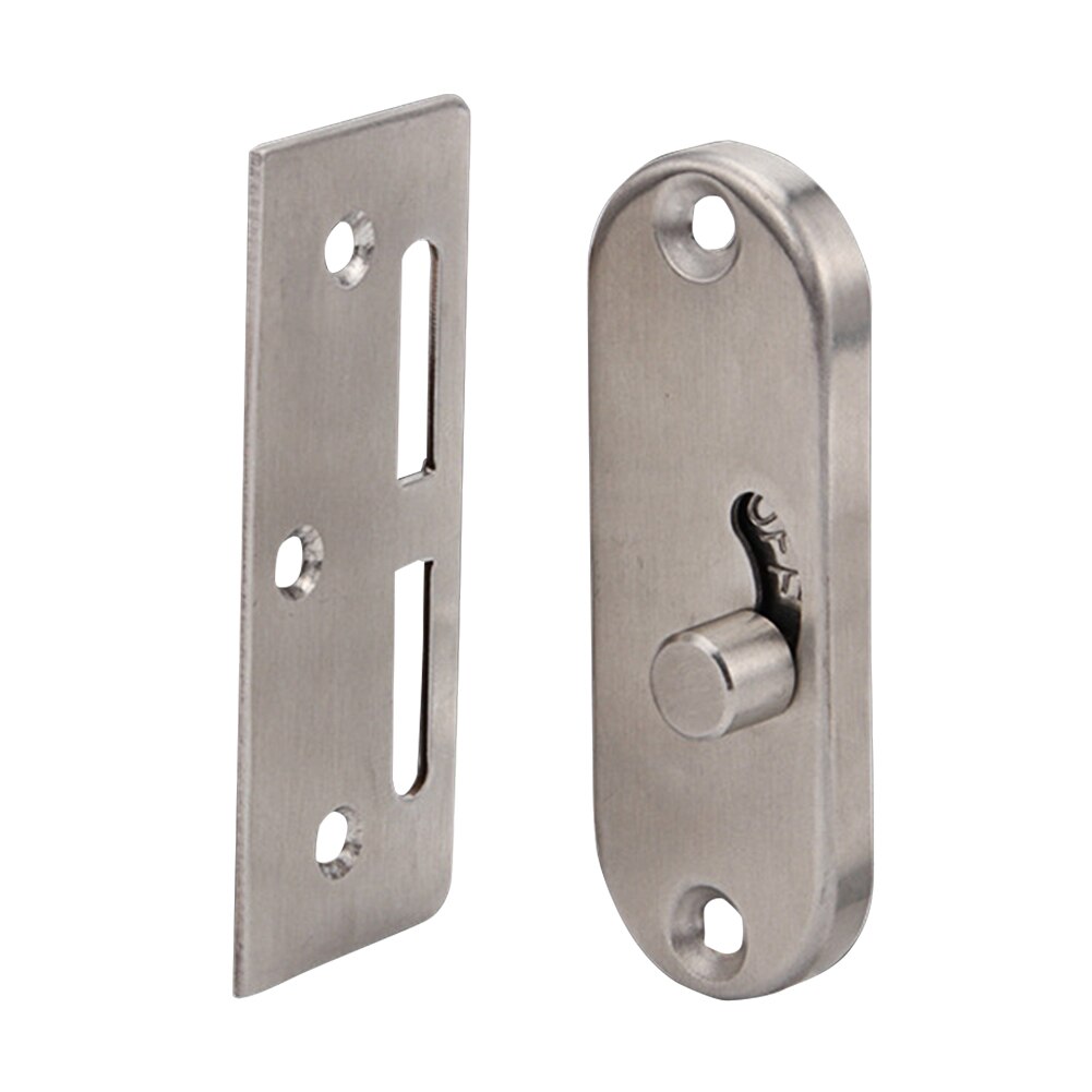 Home Veiligheid Haakse Gebogen Anti Diefstal Roest Proof Schuur Deur Lock Universele Gesp Bolt Sliding Hotel Slaapkamer 90 Graden