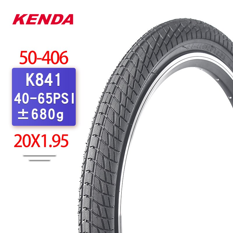 Kenda Fietsband 20 Inch 20*1.25/1.35/1.5/1.75/1.95/2.0/2.125 staaldraad 20*1 1 / 8 Klein Wiel Vouwfiets Band: K841 20X1.95