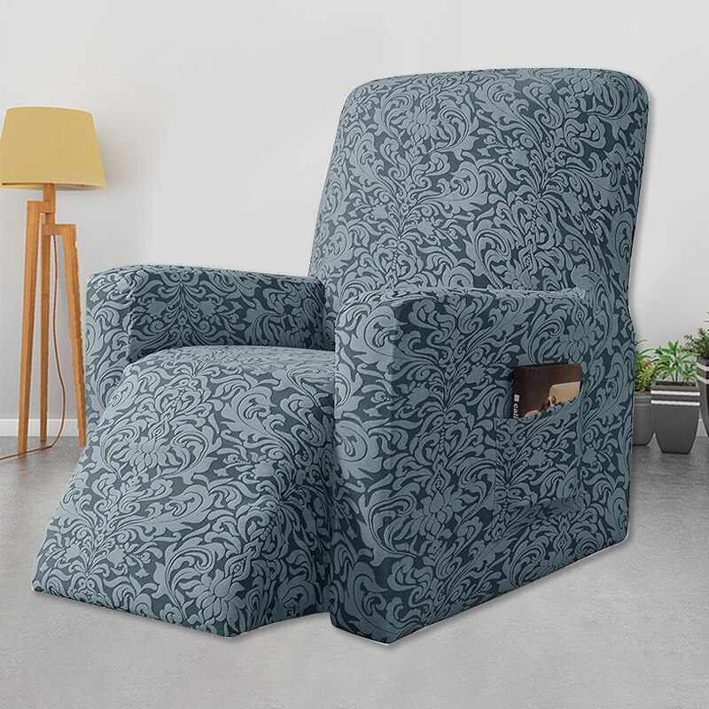 Lounge Recliner Chair Cover Relax Spandex Single Seat Sofa Slipcovers Jacquard All-inclusive Massage Armchair Cover Funda Silla