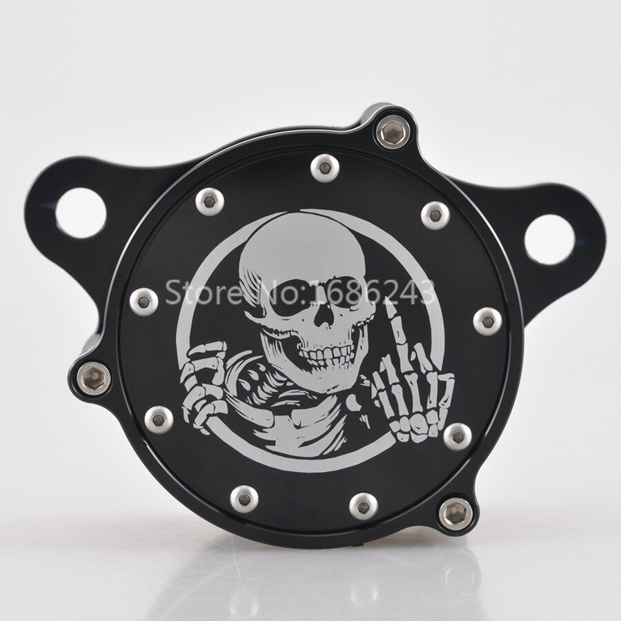 Motorcycle Air Filter Cleaner System Performance Kit Skull Middle Finger Style For Harley Sportster XL883 Iron 883