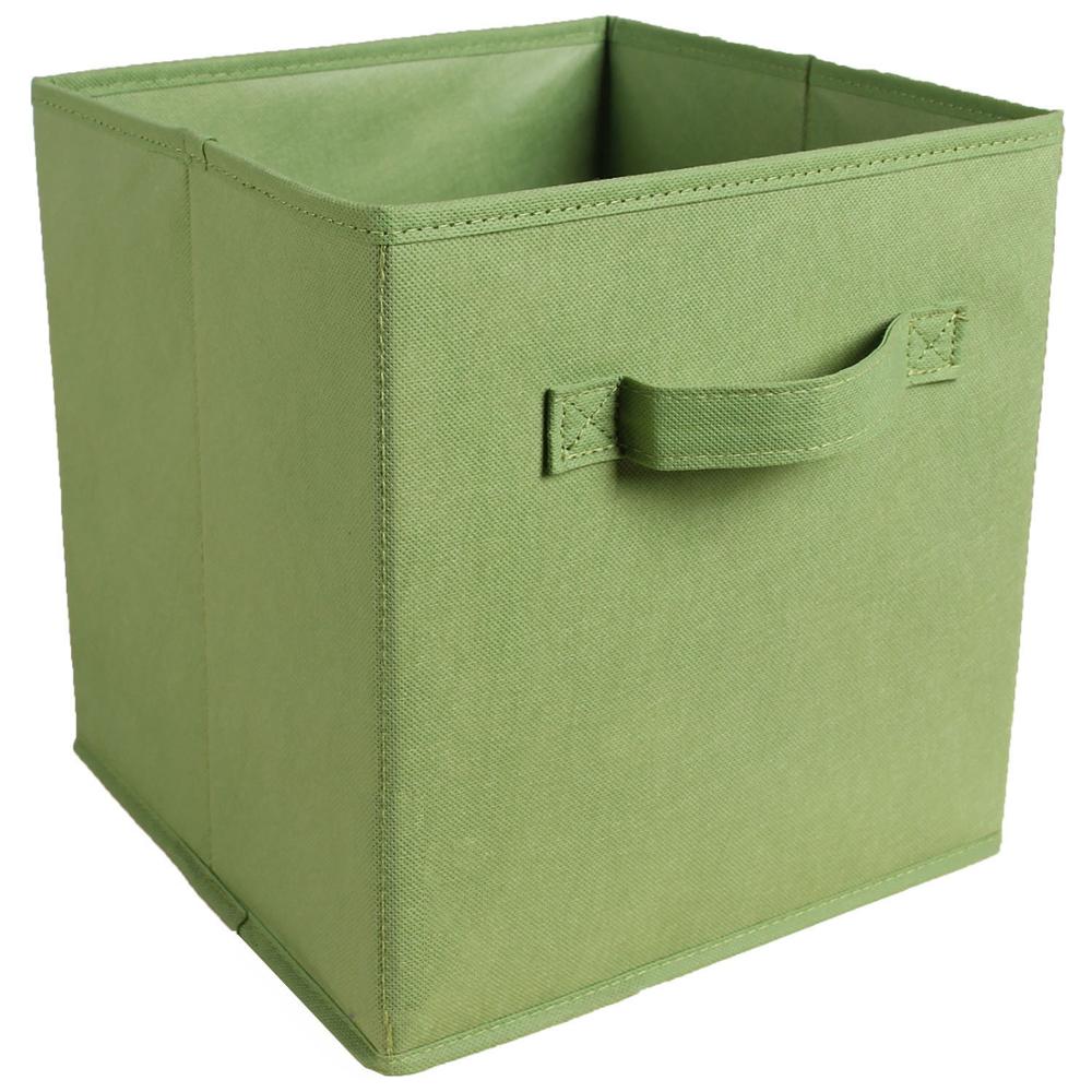 Kubvikbar non-woven tyg förvaringslåda hopfällbar tygförvaring kub korg lådor leksaker organisatör behållare lådor: 13
