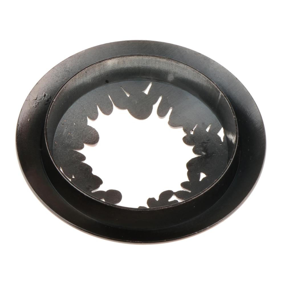 Frasco vela topper-metal vela toppers para queimar uniformemente casa decoração acessórios velas máscaras mangas capa tampa superior
