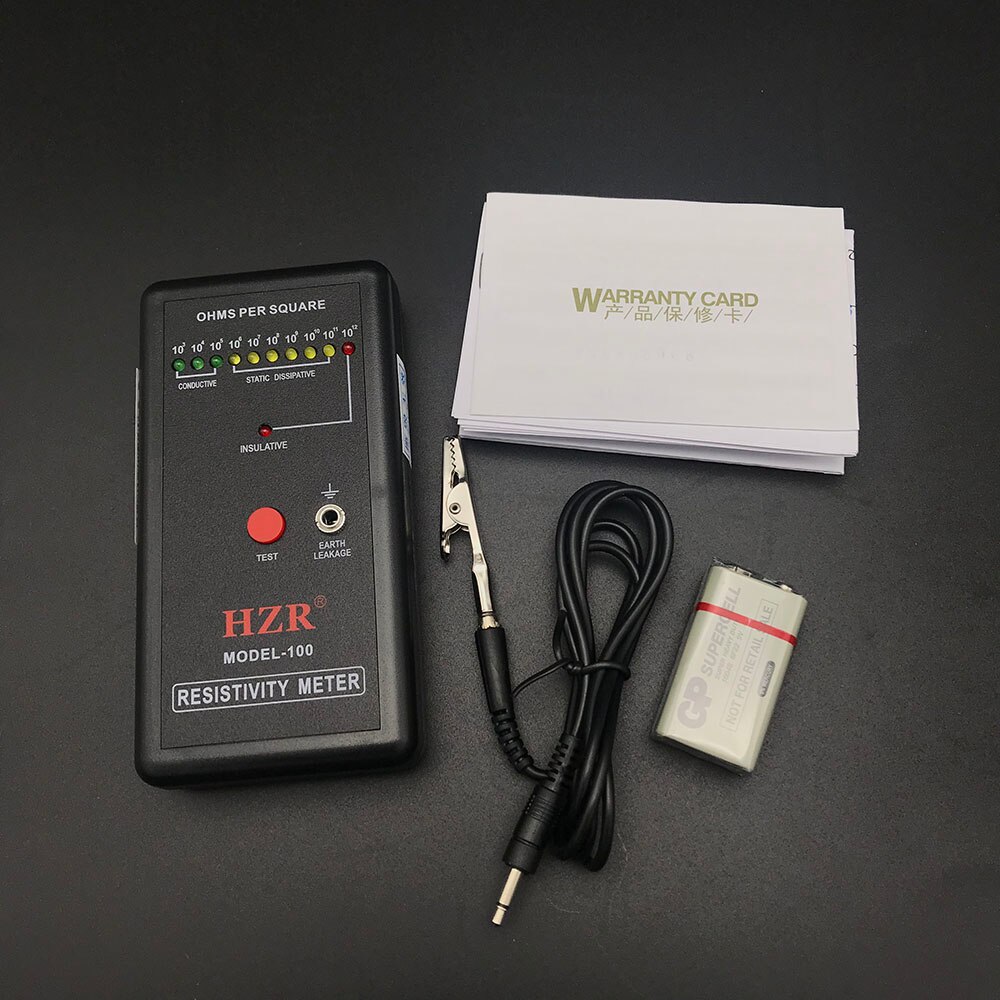 static Anti-static surface impedance Tester Surface resistance measuring instrument MODEL-100