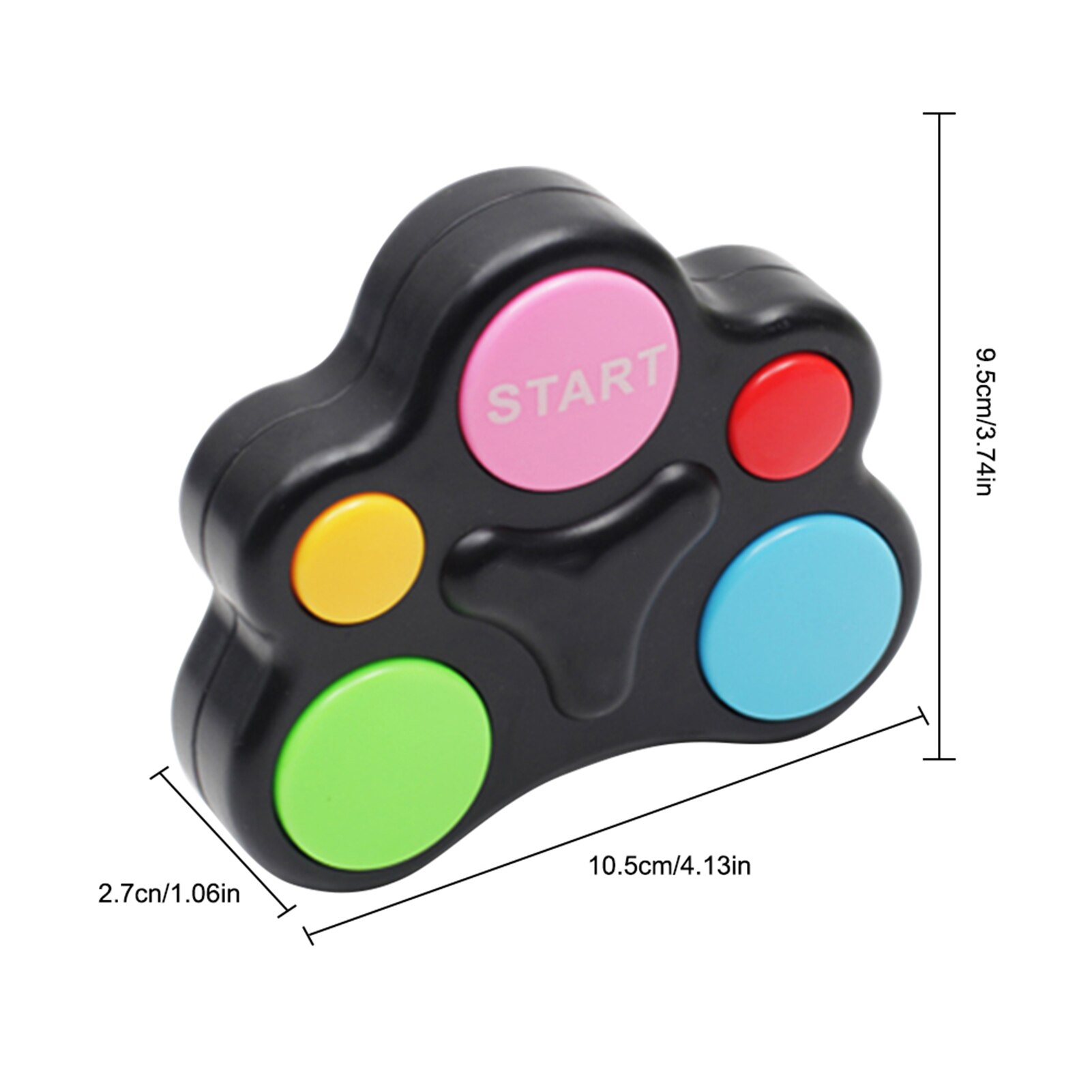 Memory Training Toy Puzzle Memory Game Console LED Light Sound Interactive Training Hand Brain Coordination Toys For Children