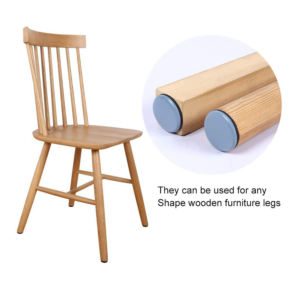 16/19/22/25/32/38mm Table Chair Foot Sliders Round Furniture Legs Pads With Screw Cabinet Sofa Glides Floor Protectors Sliders