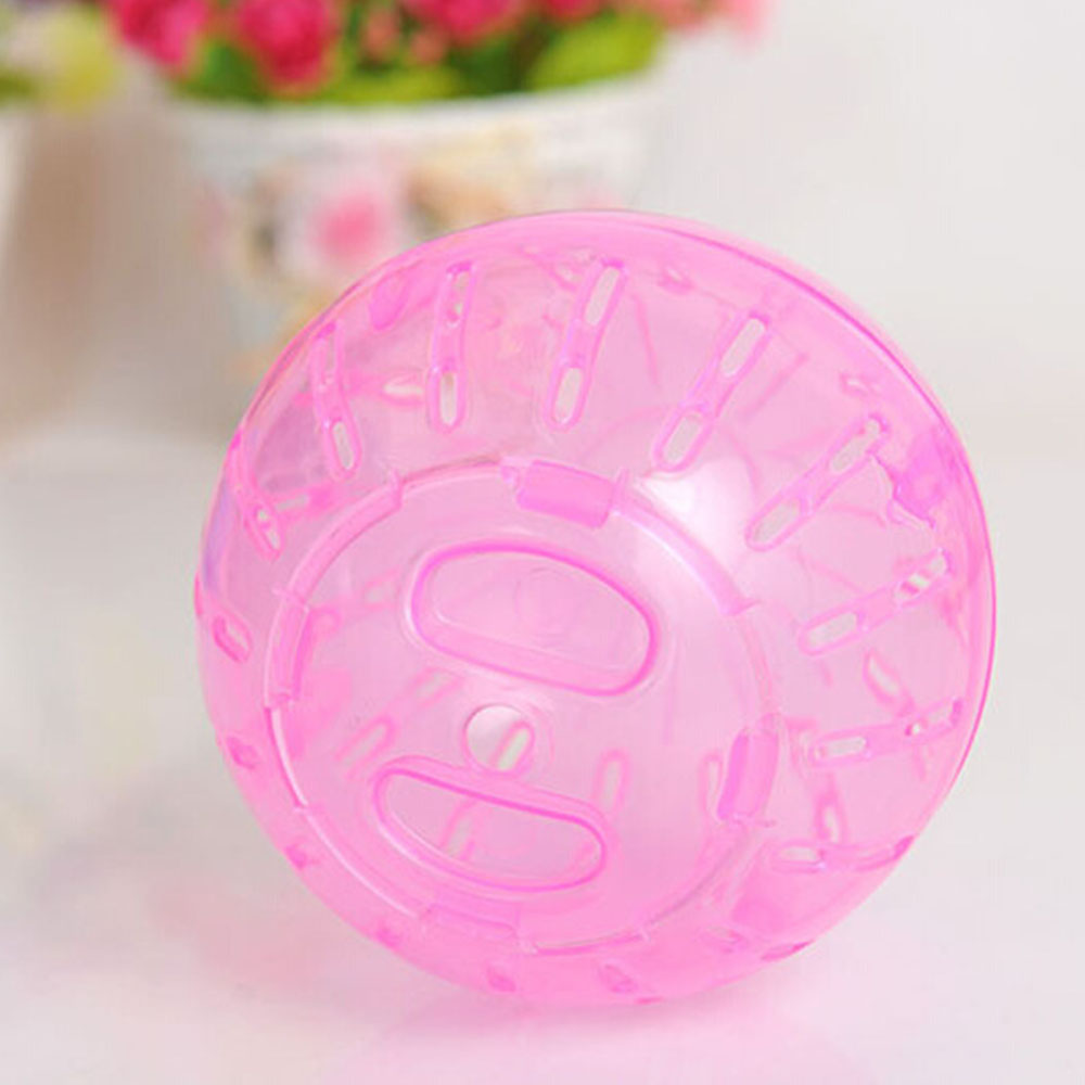 1pc hamster bold rotte legetøj kæledyr chinchilla bold hamster gerbil rotte jogging motion boldbur mini-trav legetøj hamster produkter: Rød