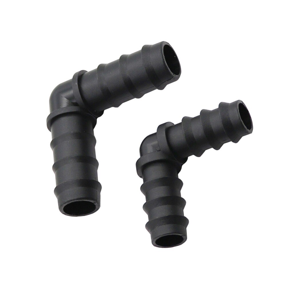 DN16 DN20 Elbow Barbed Garden Water Connectors 90 Degree Angle Bend Joints Hose Splitters Garden Agriculture Irrigation Fittings