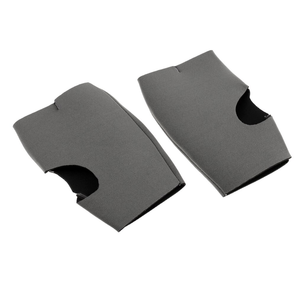 2mm neopren kajak håndfladebeskytter handsker padle kajak kano båd paddle luffer sml kajak handsker håndflade beskytter: S grå