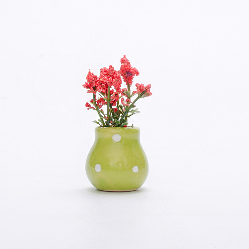 Ceramics Refrigerator Magnet Sticker Flower Vase Fridge Magnets Refrigerator Magnets Home Decor Mini Bonsai Plant Fridge Magnets: Brown