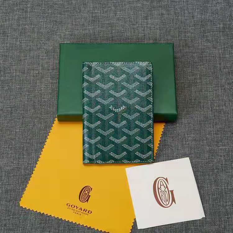 Goyard Dogtooth Wallet Men's and Women's with leather Short Half Fold Men's Wallet Genuine Leather Wallet: style 0190