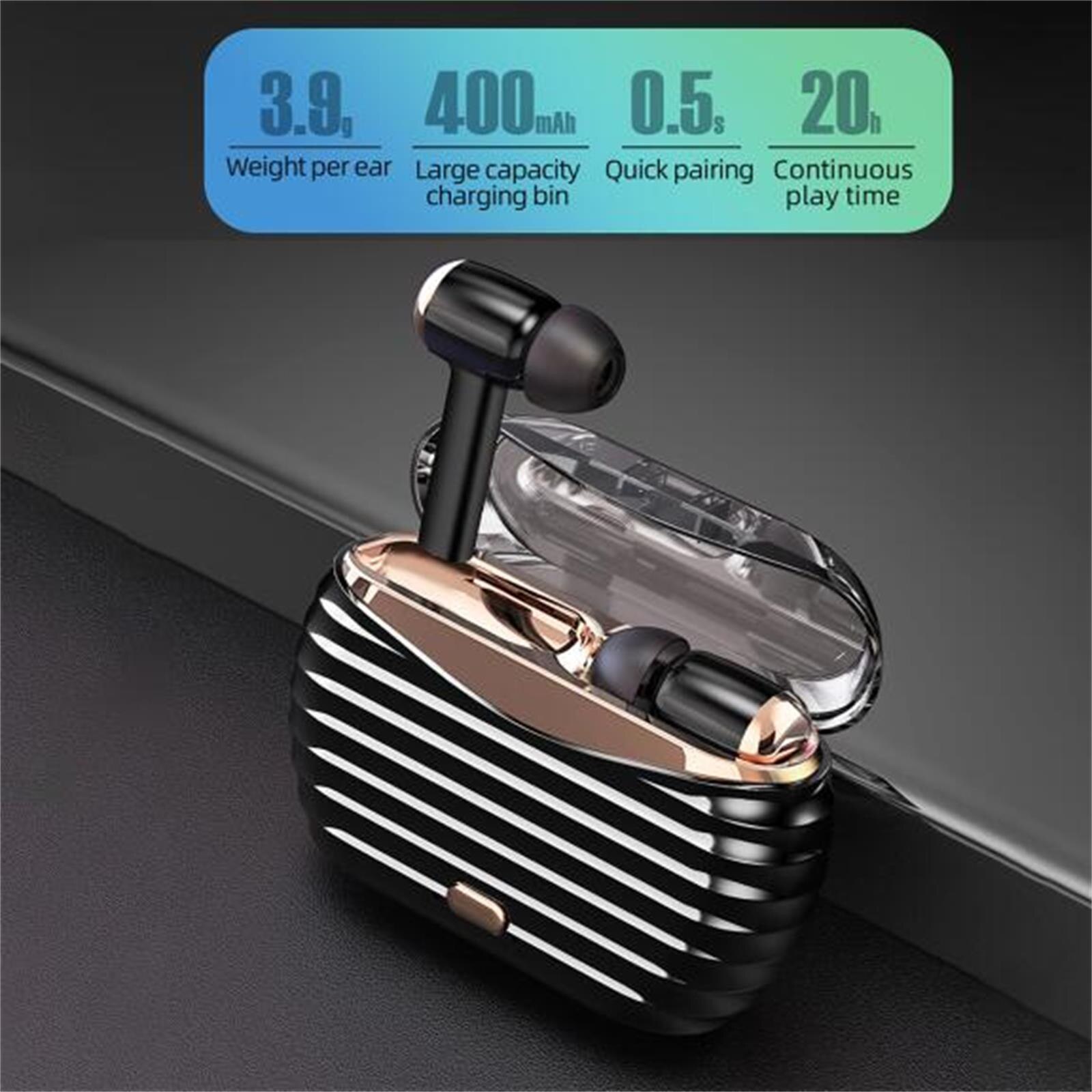 Schnelllade-bluetooth-headset  v16, in-ear, hohe leistung, extrem lange standby-zeit, business-sport-bluetooth-kopfhörer
