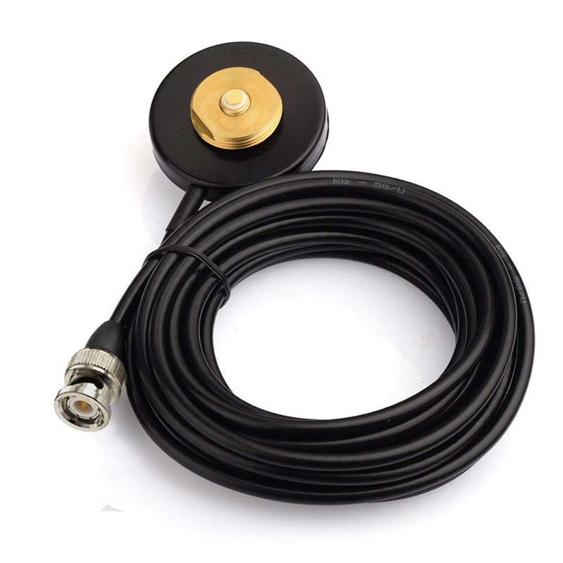 Antena de Radio móvil Cb Vhf Uhf Ham de dos vías con escáner, soporte Nmo con Base magnética, antena macho Bnc para Motorola Uniden Whi