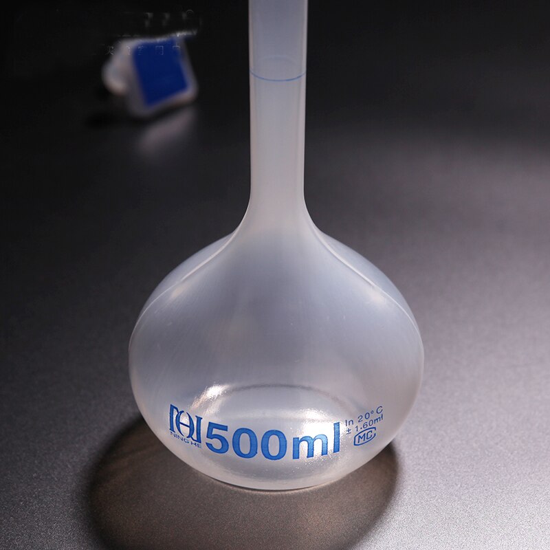 2 pieces/pack Plastic Volumetric Flask Shiking Measuring flask Laboratory Equipment