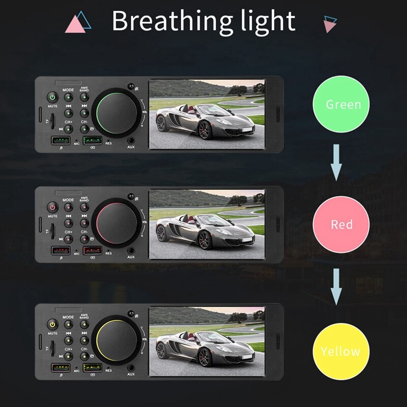 Car Mp5 Player 1Din 4.1 Inch TFT Car Stereo MP5 Player FM Radio BT4.0 USB AUX RCA Remote Control Car MP4,MP5 , 7805