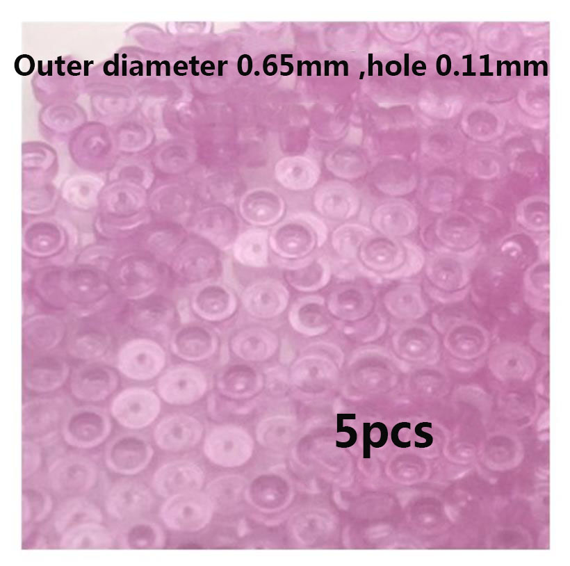 Klokketilbehør universell skinne sekundskinne boreødu edelsten støtdemper rubin klokkedeler: Blå