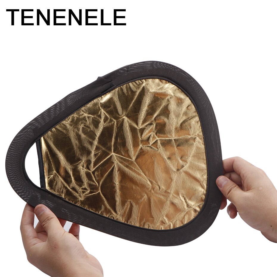 Reflector For Photography 30cm 2 in 1 Collapsible Light Reflector Gold Silver Round Flash Photo Studio Reflectors Accessories