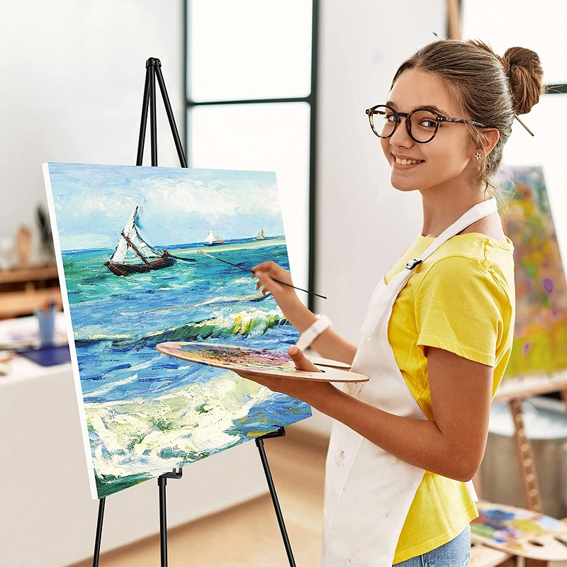 opvouwbare kunstenaar schildersezel standaard houder verstelbare metalen statief poster schilderij displaystandaard voor tentoonstelling bruiloft