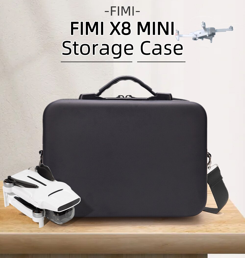 Bolsa de hombro para Dron Fimi X8 Mini, almacenamiento portátil, bolso de cuero PU, estuche de transporte impermeable, accesorios de Starp duro