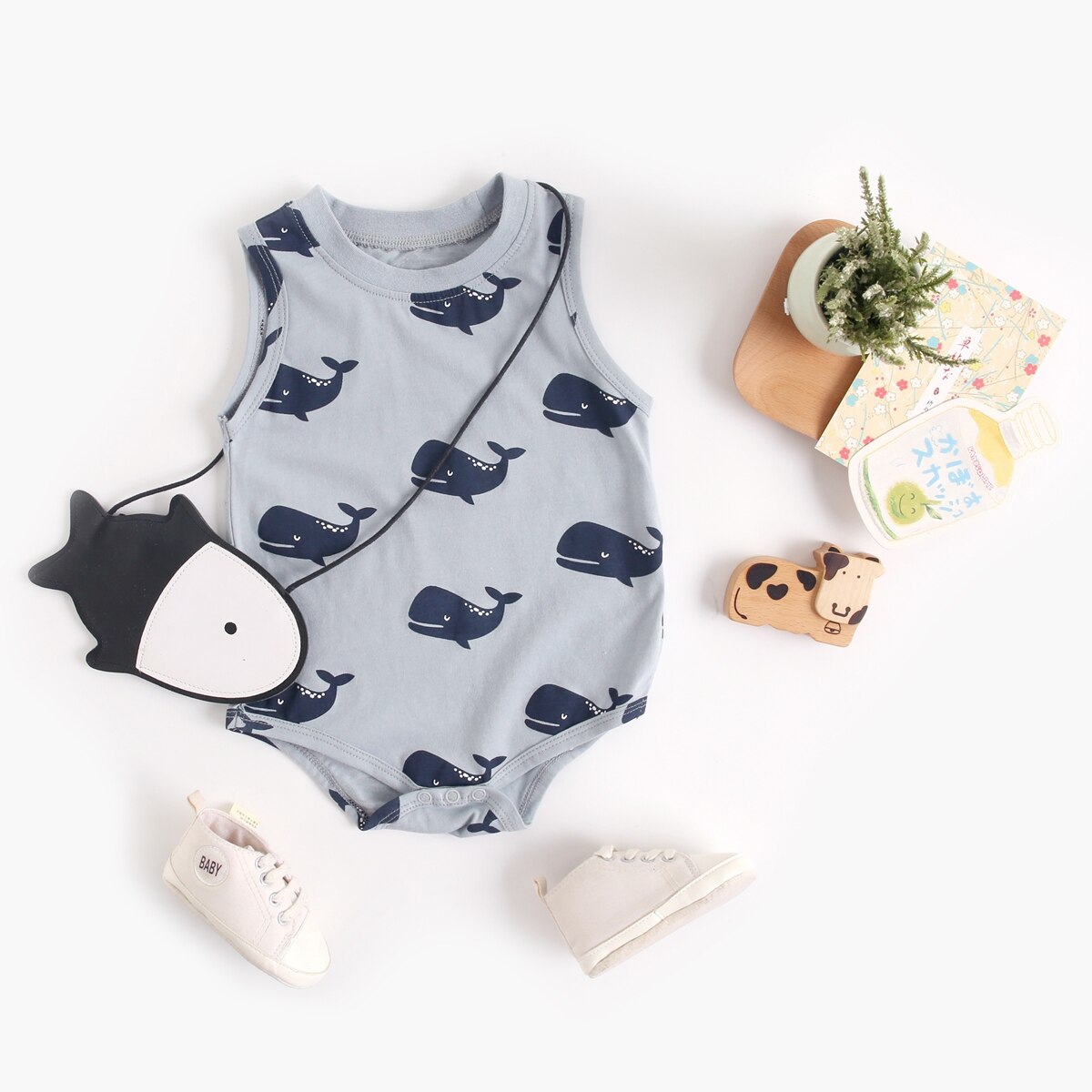 Sanlutoz Kleine Baby Jongens Bodysuits Katoen Mode Zuigelingen Kleding Korte Mouw Zomer