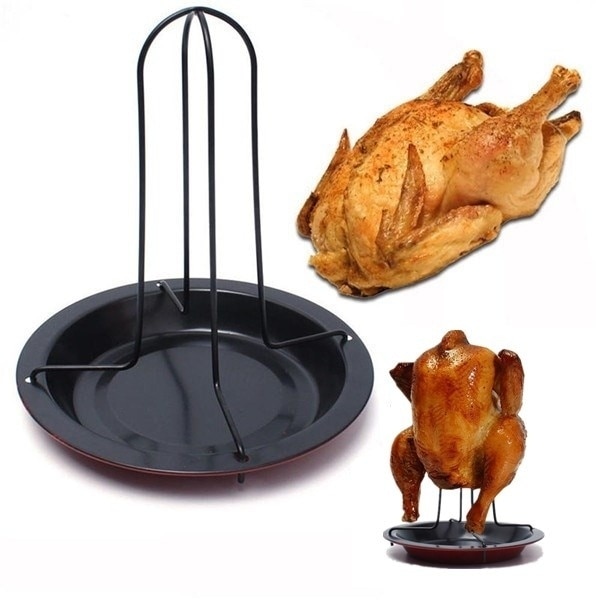 1 set Kip Koffiebrander Houder Rack BBQ Bakken Pan Grillen Tool Accessoires Indoor Grill