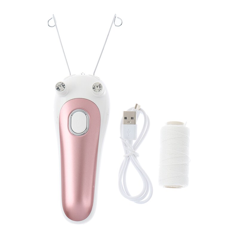 Utensilio para eliminar el vello Facial femenino, depiladora de hilo de algodón para cuerpo y piernas