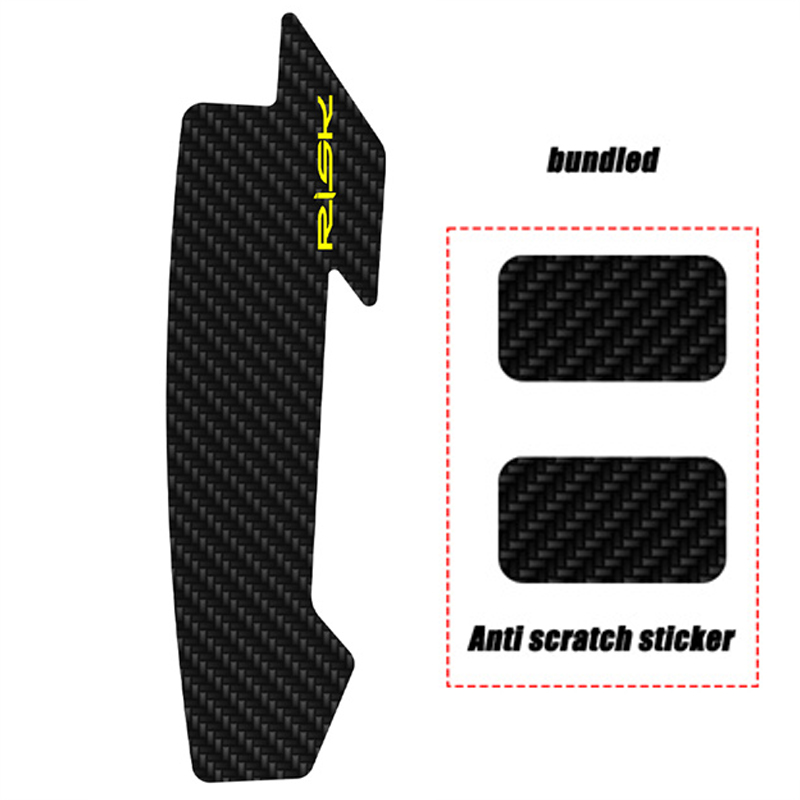 Pegatina de protección para cadena de bicicleta, marco de bicicleta de montaña, película protectora de carbono resistente a los arañazos, cubierta para cadenas de bicicleta de carretera, accesorios para bicicleta: YELLOW