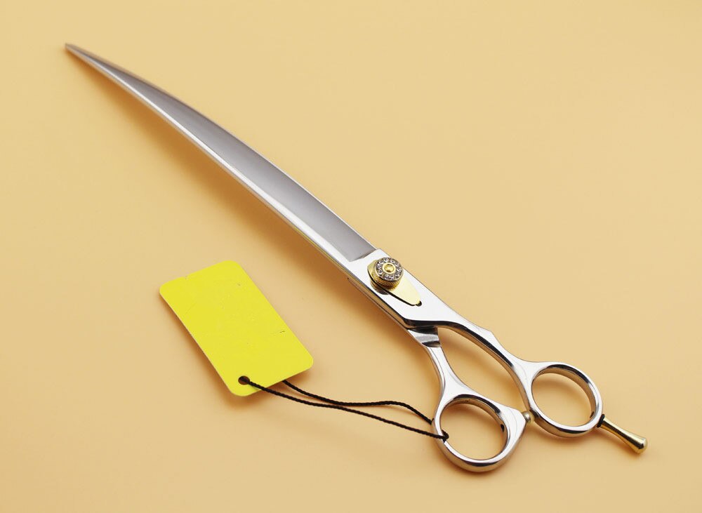 10 inch gebogen hondentrimmer/schaar met koffer