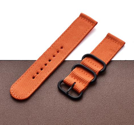 Horloge Band 22Mm Nylon Canvas Strap Voor Huawei Gt 2 GT2 Pro 2E Horloge Riem Vervangingen Honor Magic 1 2 46Mm Horloge Heren Riem: Orange / For Honor Magic