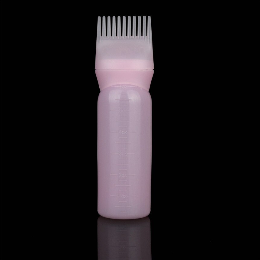1 Pza botella de tinte de pelo cepillo aplicador dispensar coloración del cabello en salón teñido para niñas herramientas de peinado 3 colores dfdf