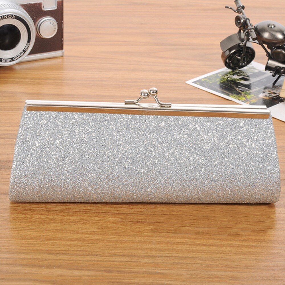 Pochettes de soirée en diamant pailleté pour femmes, sacoche de jour en cristal pour fête de mariage, sac à main brillant avec chaîne en argent et or