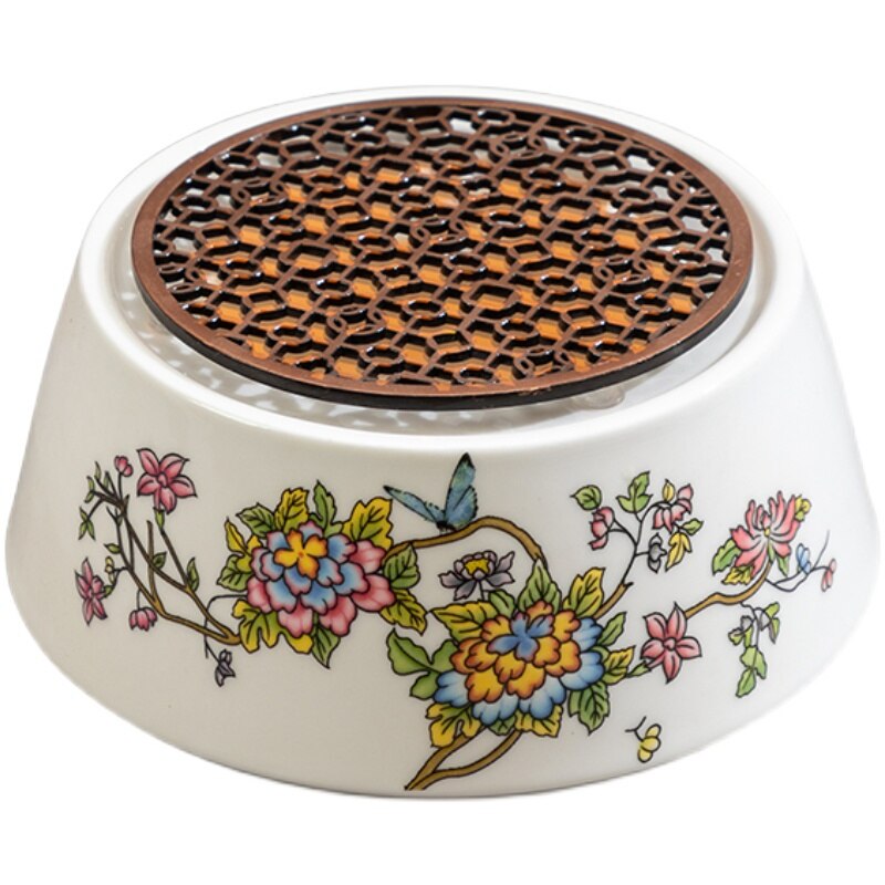 Keramische Thee Kachel Chinese Theewaar Accessoires Tool Thee Warmer Kaars Kachel Thuis Theepot Fair Bekerhouder Kung Fu Thee Kachels craft