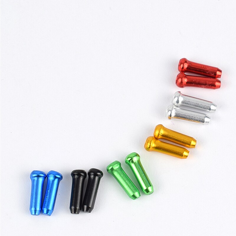 Tapones para el extremo del Cable de la bicicleta, tapas para los extremos del Cable de la bicicleta de montaña, accesorios para bicicletas de montaña, 100 Uds.