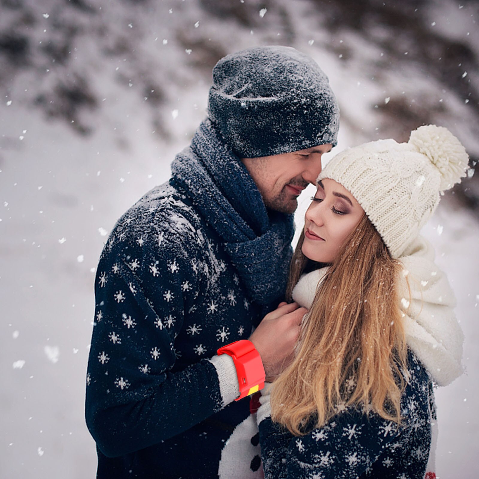 Smart warm control bracelet outdoor portable wrist USB charging hand warmer continuous heating simple and safe