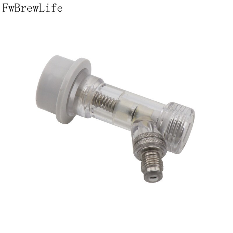 Ball Lock Disconnect with Check Valve Gas 1/4" MFL Thread Connector Homebrew Beer Soda Kegging Parts