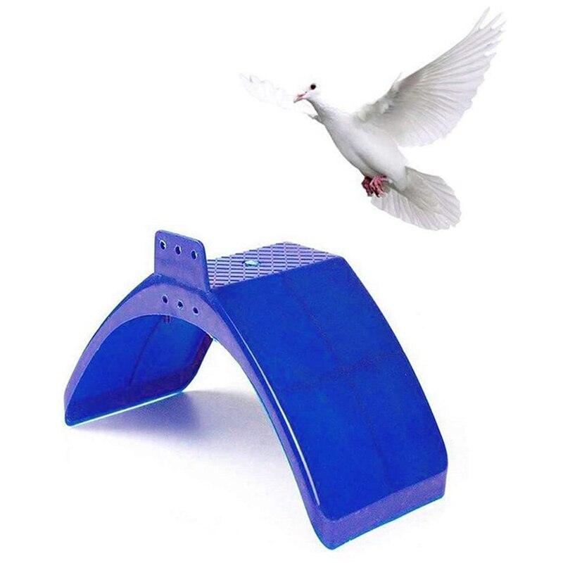 10 Pigeon Racks, Plastic Pigeon Rack, Pigeon Rack, Dovecote, Bird Supplies (Blue)