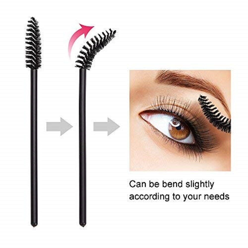 Uulzzor wegwerp wimpermascara borstels make-up kwast staafjes applicator make-up kits 7 kleuren