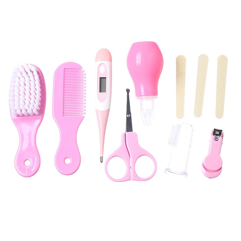 10 Stks/set Baby Nail Trimmer Gezondheidszorg Kit Gezondheidszorg Kit Draagbare Pasgeboren Baby Grooming Kit Nagelknipper Veiligheid Zorg Set