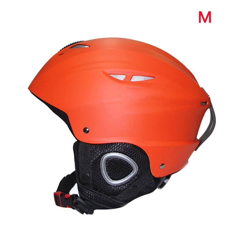 Casque de Ski de pour hommes et femmes adultes, de sécurité, de Snowboard, de Sport, coupe-vent, garde au: orange M