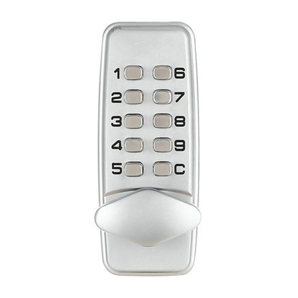 OS380S first generation mechanical code lock silver Zinc alloy Waterproof and rustproof Courtyard door lock