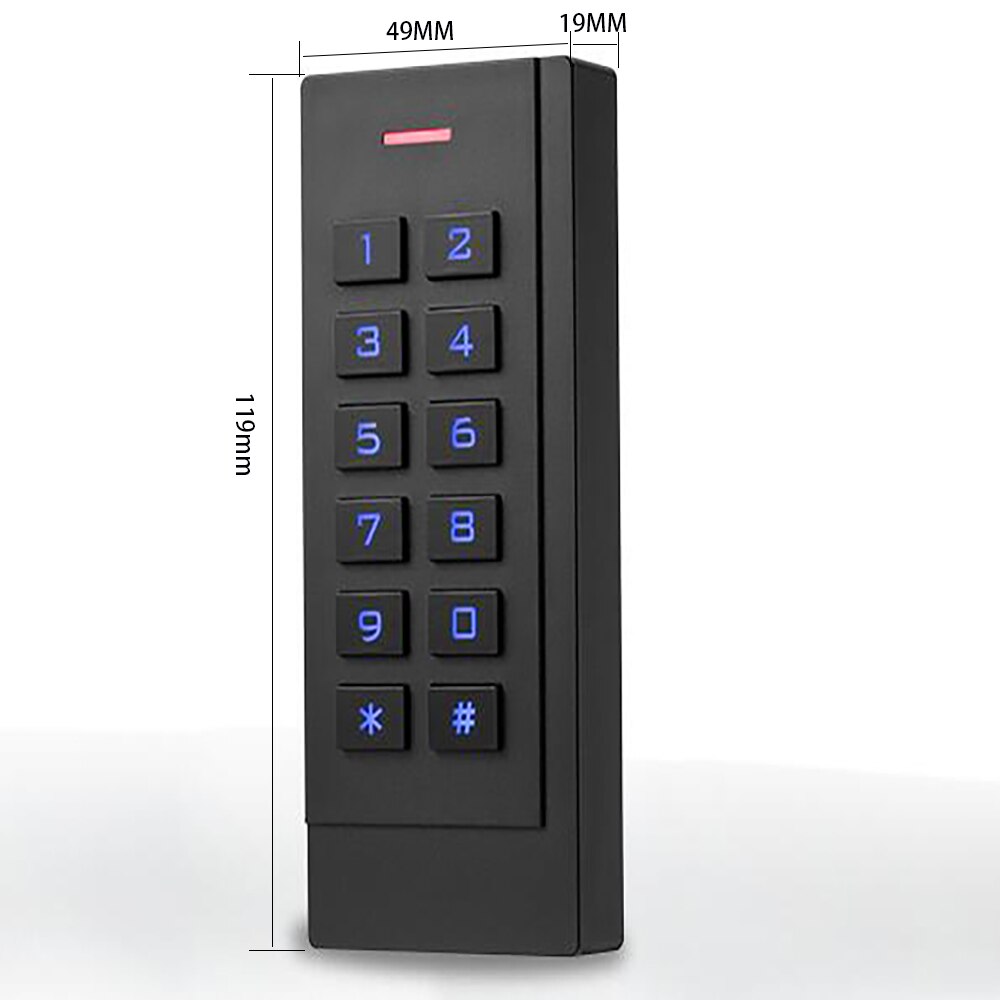 IP65 Waterproof Access Control Keypad 13.56MHz Card Reader rfid door access control system Electronic Door Lock wiegand keypad