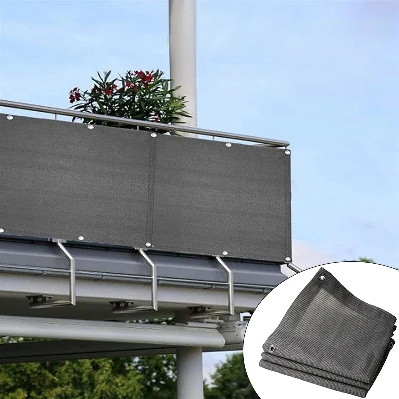Anti-UV Sunshade Net Balcony Privacy Fence Netting Garden Succulent Plant Shade Net Shelter Screen Sunshade Swimming Pool Cover
