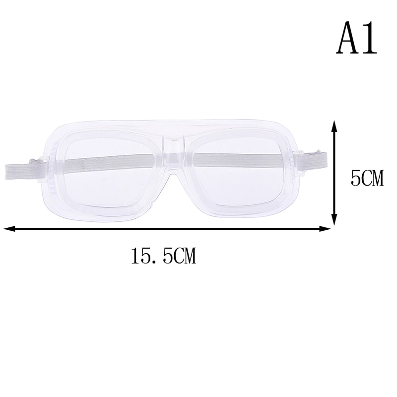 Lens Eye Protection dust Work laboratory Glasses 1pcs Safety Goggles Glasses Anti chemical splash Safety Goggles clear