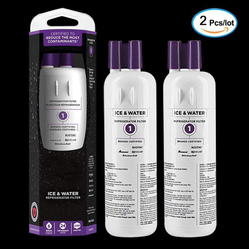 Replace EveryDrop with Whirlpool refrigerator water filter 1, EDR1RXD1 (2 packs)