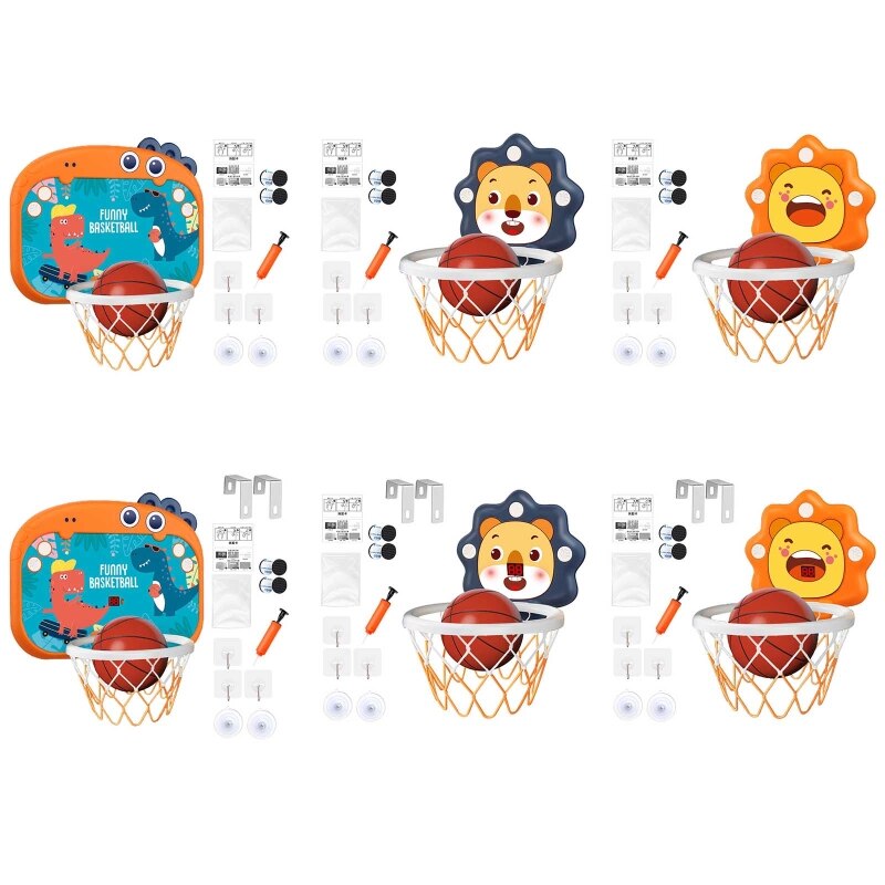 Mini Basketbal Hoepel Basketbal Stand Indoor Spel Met Opgeblazen Mand Bal &amp; Pomp Interactieve Speelgoed Speeltoestel Voor Peuter G2AE