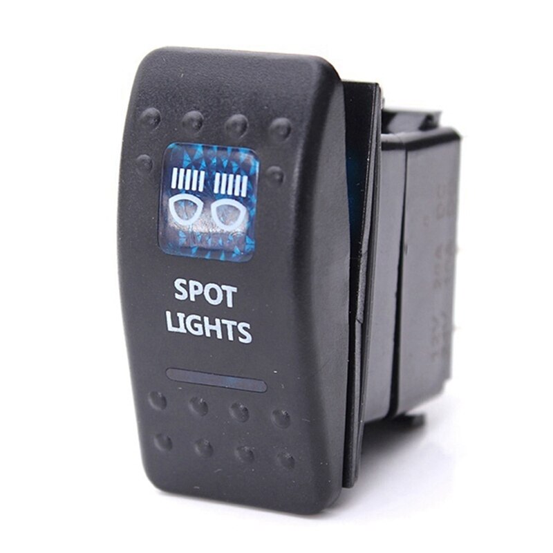 Car Boat ARB Carling Dual LED Back Light Rocker Switch &amp; 8 Gang 2LED Light Rocker Switch Panel Circuit Breaker 12V Boat