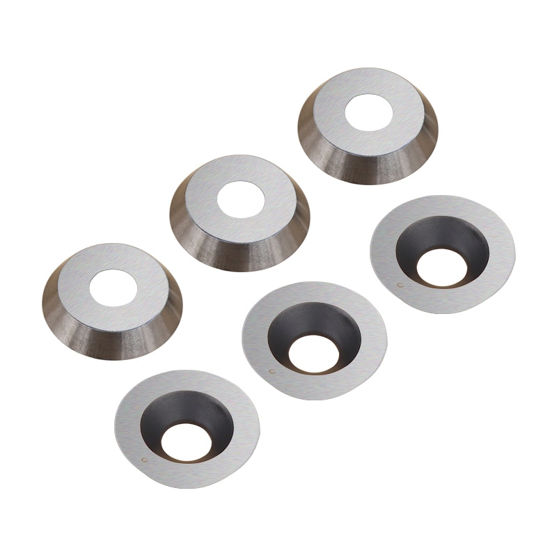 XCAN Round Carbide Insert Cutter 16mm 16x3-30 Degree R8 for Finisher Wood Turning Lathe Tools