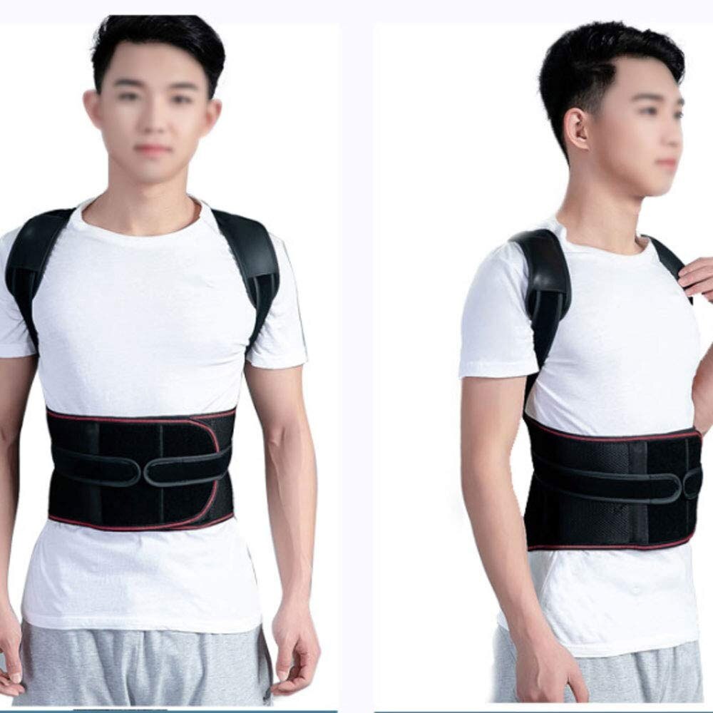 1Pcs Terug Ondersteuning Back Brace Ondersteuning Voor Nek Schouder Bovenste Rugpijn Relief Perfecte Houding Corrector Band